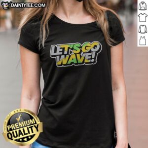 Awesome Jamaica Kingston Montego Bay Ocho Rios Port Antonio Spanish Town Lets Go Wave Ladies Shirt featuring vibrant design