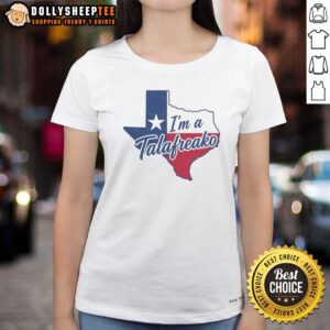 Pretty I Am A Talafreako Dallas Mavericks Jalen Brunson Luka Doncic Texas State Pride Ladies Shirt featuring vibrant graphics