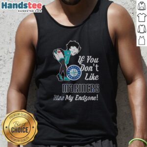 Nice BB Bending Over Seattle Mariner If You Don't Like Mariner Kiss My Endzone Tank Top in vibrant colors