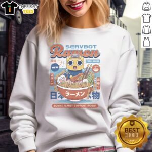 Pretty Servbot Ramen Vintage Sweatshirt featuring a unique ramen graphic on a cozy fabric.