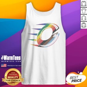 Official Ottawa Charge Rainbow LGBTQ Pride Logo PWHL Graphic tank top featuring vibrant colors