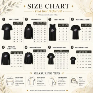 Size chart for Top The Great American Bash WWE Wrestling Event Logo with measurements in inches and cm