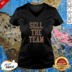 Good Nice Sell The Team New York Knicks V Neck Shirt v neck optimized in navy blue with team logo and text