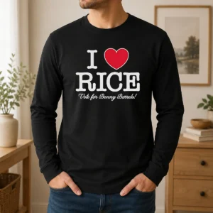 Pretty Ben Rice I Love Rice Vote For Benny Barrels New York Yankees Baseball Long Sleeve Shirt