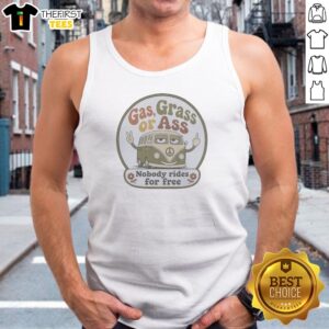 Gas Grass Or Ass Nobody Rides For Free Hippie Retro Peace Sign Bus Tank Top