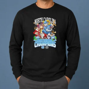 Premium North Carolina 20 26 National Champions Tar Heels Baseball Long Sleeve Shirt