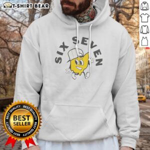 Funny Ohio Map Columbus Cleveland Cincinnati Toledo Akron Dayton Six Seven Hoodie displayed on a neutral background