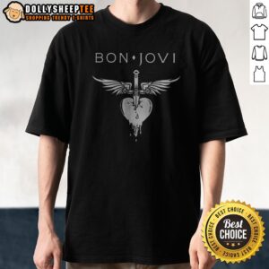 Awesome Bon Jovi Dagger Heart Logo