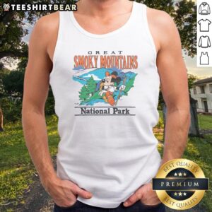 Top Mickey Mouse Great Smoky Mountains National Park Tank top featuring iconic artwork and vibrant colors.