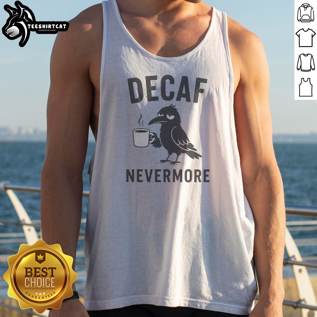 decaf-nevermore-crow-tank-top Decaf Nevermore Crow Tank Top