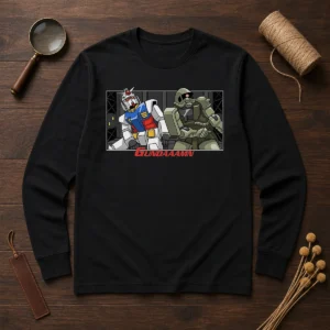Hot Gundaaamn Gundam Damn Meme Long Sleeve Shirt