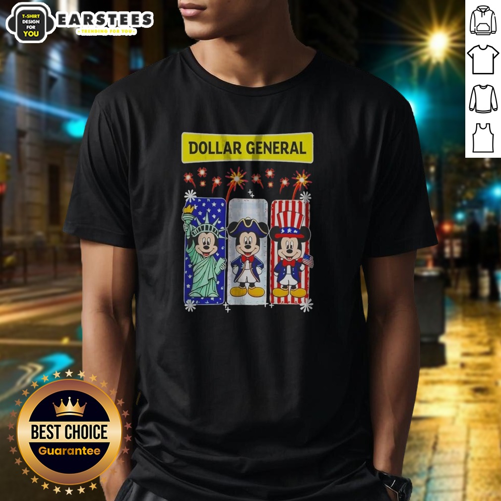 dollar-general-mickey-mouse-patriotic-characters-shirt Dollar General Mickey Mouse Patriotic Characters shirt on shirt