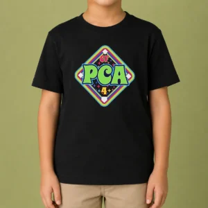 Premium CF PCA 4 Baseball Diamond Mascot Design Logo And Team Pride Sport Performance Kids T-Shirt