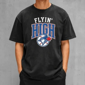 Hot Toronto Blue Jays Flyin High Logo Washed T-Shirt