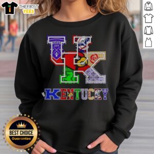 Awesome KY Wildcats Cardinals Loucity Racing Lexington UK Logo Sweatshirt featuring a vibrant team logo.