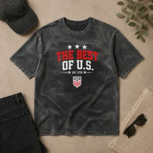 Awesome USMNT The Best Of U.S Washed T-Shirt