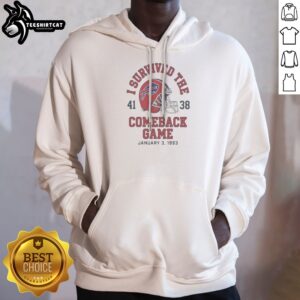 Buffalo Bills I Survived The Comeback Game Hoodie
