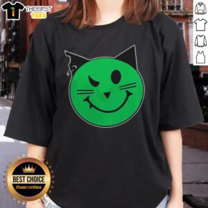 Nice Taliesin Wearing Meowmeowz Logo Ladies Shirt featuring a unique design for casual wear.
