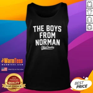 Pretty Oklahoma The Boys From Norman Tank Top