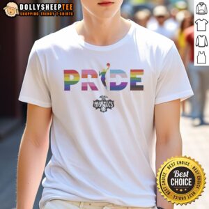 Premium Washington Mystics 2026 WNBA Pride LGBT Flag Shirt showcasing vibrant colors and a bold design