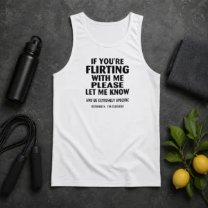 Pretty Hot If You Are Flirting With Me Please Let Me Know And Be Extremely Specific Tank Top