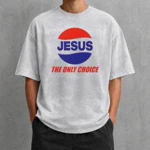 Good Jesus The Only Choice Pepsi Logo Christian Washed T-Shirt