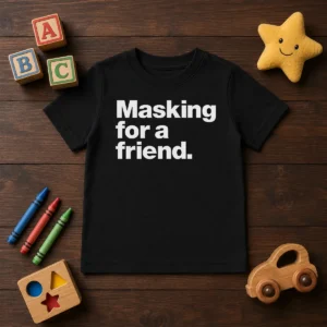Pretty Masking For A Friend Kids T-Shirt