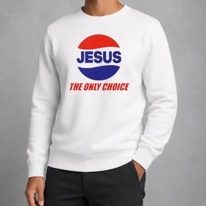 Good Jesus The Only Choice Pepsi Logo Christian Sweater