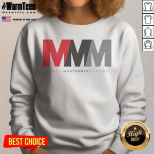 Premium Mune Montgomery Miguel MMM Logo sweatshirt featuring a bold logo on a cozy fabric