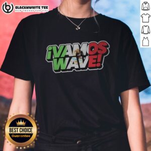 Pretty Mexico National Football Team El Tri World Cup FIFA Estadio Azteca Vamos Wave Ladies Shirt in vibrant colors