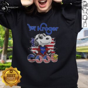 Good Snoopy Woodstock Kroger Peanuts Cool Sweatshirt featuring iconic characters