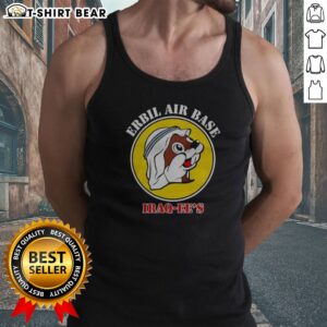 Pretty Erbil Air Base Iraq Ee'S Buc Ees Logo Parody Tank top showcasing a unique design.