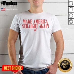 Nice Make America Straight Again Male And Female Gender Symbol Political shirt displayed on a clean background