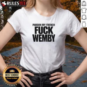 Good Victor Wembanyama San Antonio Spurs Pardon My French Basketball Slogan Typography Ladies Shirt
