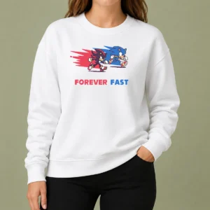 Original Shadow The Hedgehog Forever Fast Cartoon Sweater
