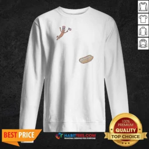 Premium Hotdog Freedom Dive Meme Sweatshirt