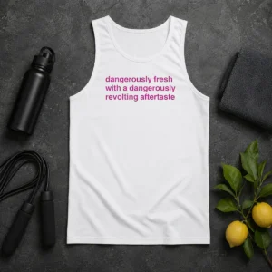 Official Dangerously Fresh With A Dangerously Revolting Aftertaste Dangerously Water Tank Top