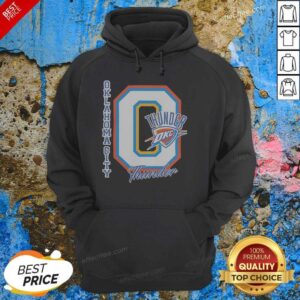 Good Oklahoma City Thunder Merch West Conference Champions Big Logo hoodie optimized for display