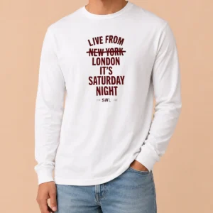 Nice Live From London It'S Saturday Night Live UK In 2026 Long Sleeve Shirt