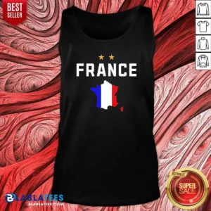 Top France Flag Soccer Tank Top