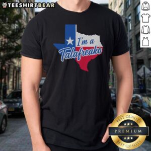 Premium Texas I Am A Talafreako Map Shirt featuring a vibrant Texas map design.
