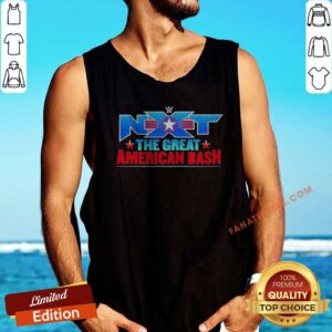 Hot WWE NXT The Great American Bash tank top optimized for showcasing vibrant graphics and comfort.