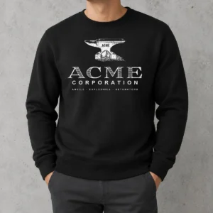 Original ACME Corporation Anvils Explosives Detonators Sweater