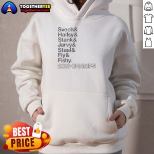 Funny Svech Hallsy Stank Jarvy Staal Fly Fishy 2026 Champs NHL Hoodie
