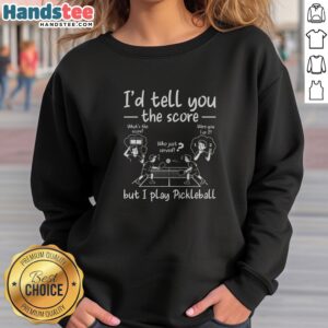 Top Confused Pickleball Player Funny Pickleball sweatshirt showcasing a humorous design for pickleball enthusiasts.