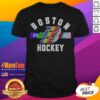 Funny Boston Fleet Hockey Pride Month shirt displayed on a neutral background, ideal for proud hockey fans.