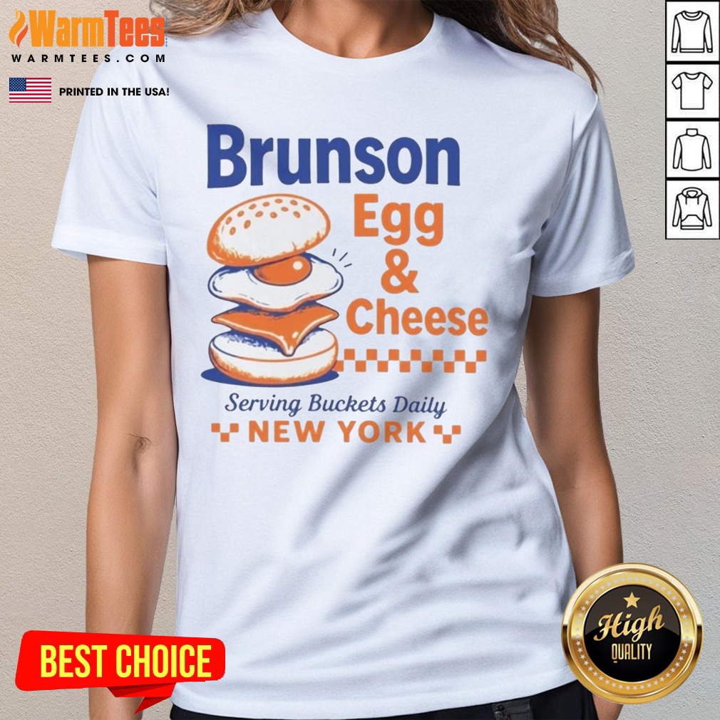 funny-brunson-egg-cheese-serving-buckets-daily-new-york-jalen-brunson-ladies-tee Funny Brunson Egg & Cheese Serving Buckets Daily NEW YORK Jalen Brunson ladies tee in black with bold white and yellow text design