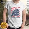 Funny Carolina Panthers American Heritage Wordmark Shirt displayed in a vibrant setting