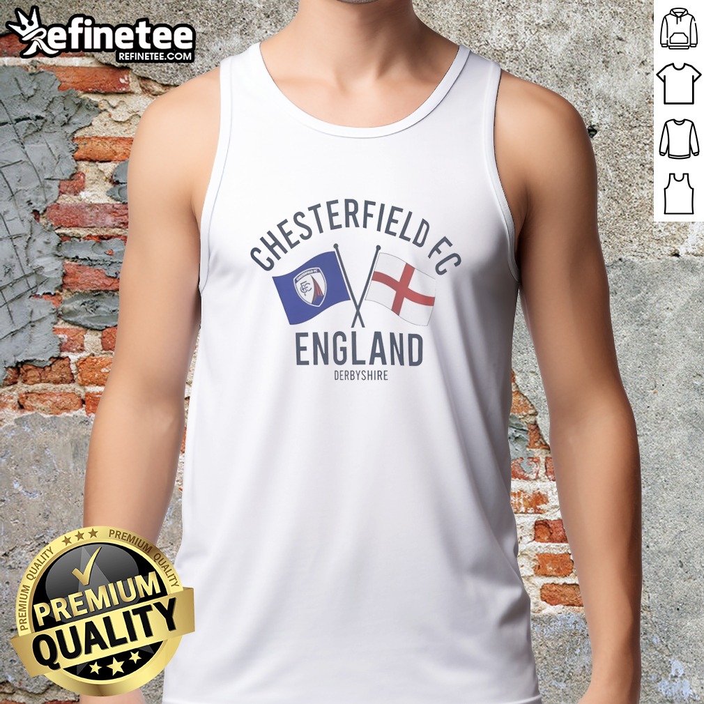 funny-chesterfield-fc-england-derbyshire-crossed-flags-crest-emblem-sport-fan-club-tank-top Funny Chesterfield FC England Derbyshire Crossed Flags Crest Emblem Sport Fan Club tank top in black, casual sleeveless shirt