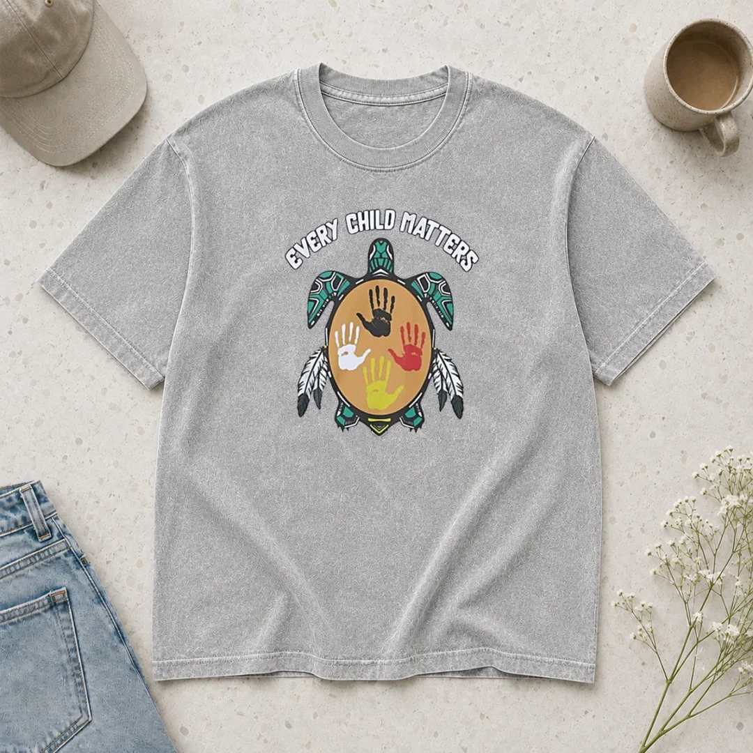 funny-every-child-matters-turtle-washed-t-shirt Funny Every Child Matters Turtle Washed T-Shirt
